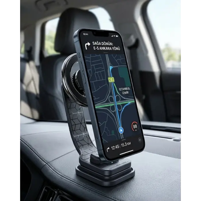 Manyetik Araç Telefon Standı Katlanabilir Telefon Tutucu