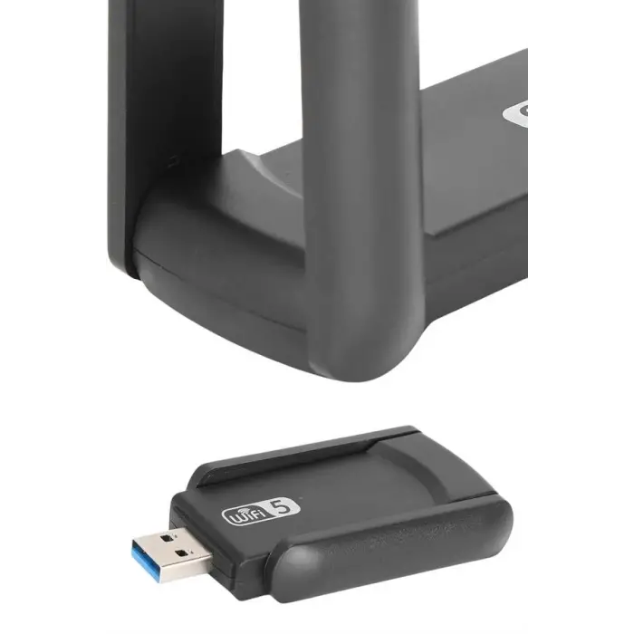 Mbps Wifi Alıcı Kablosuz Wifi Adaptörü Çift Band Çift Antenli