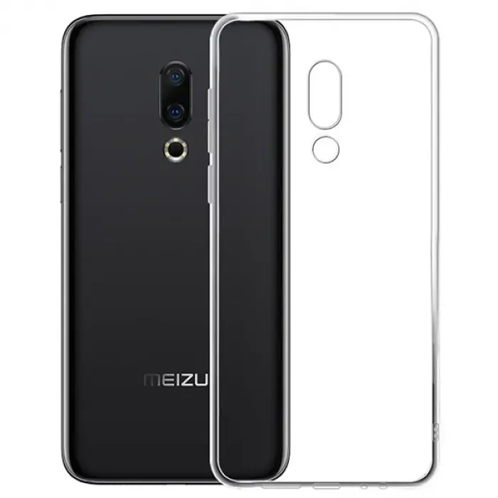 Meizu 16 Plus Kamera Korumalı Ultra Koruma Silikon Kılıf-(5775)