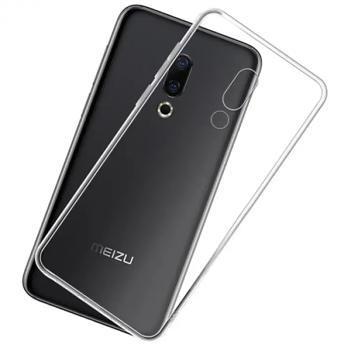 Meizu 16 Plus Kamera Korumalı Ultra Koruma Silikon Kılıf-(5775)