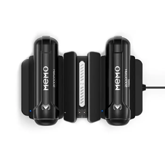 MEMO DL10 - CX12 Telefon Soğutucu Fan Batarya Şarj Paneli + 2 Yedek Powerbank-(5775)