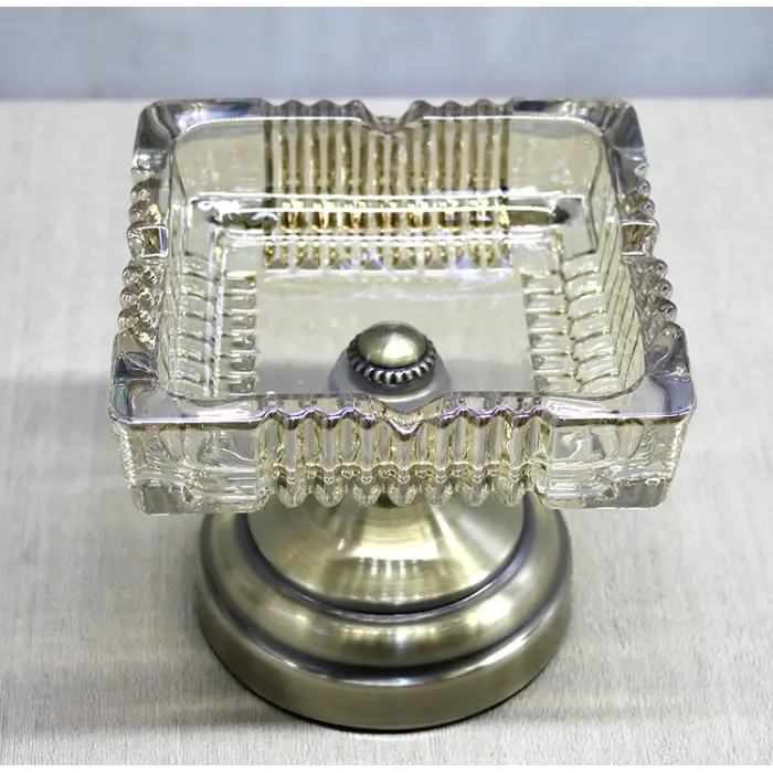 Metal Ayaklı Cam Küllük Alk4878