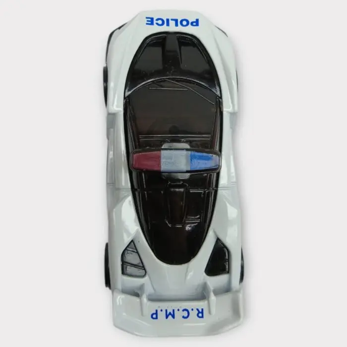 Metal Mini Polis Arabası  8 cm - Polis - 4 - 1 ADET