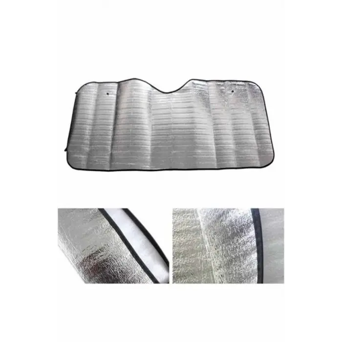 Metalize Katlanır Araç Ön Cam Güneşliği Isı Yansıtıcı 150x70 cm