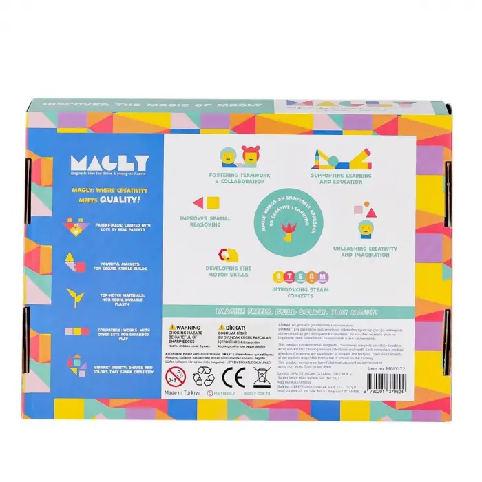 MGL-72 72 PCS MANYETİK BLOK