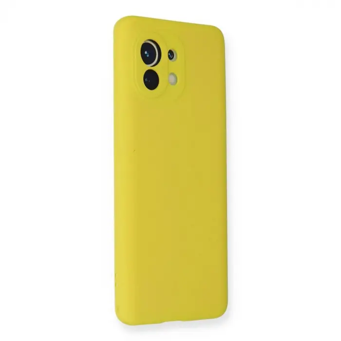 Mi 11 Kılıf Nano İçi Kadife  - Sarı
