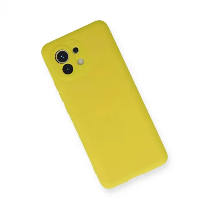 Mi 11 Kılıf Nano İçi Kadife  - Sarı