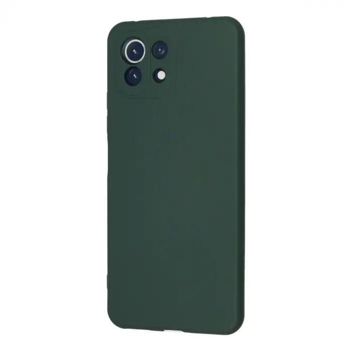Mi 11 Lite Kılıf Nano İçi Kadife  - Koyu Yeşil