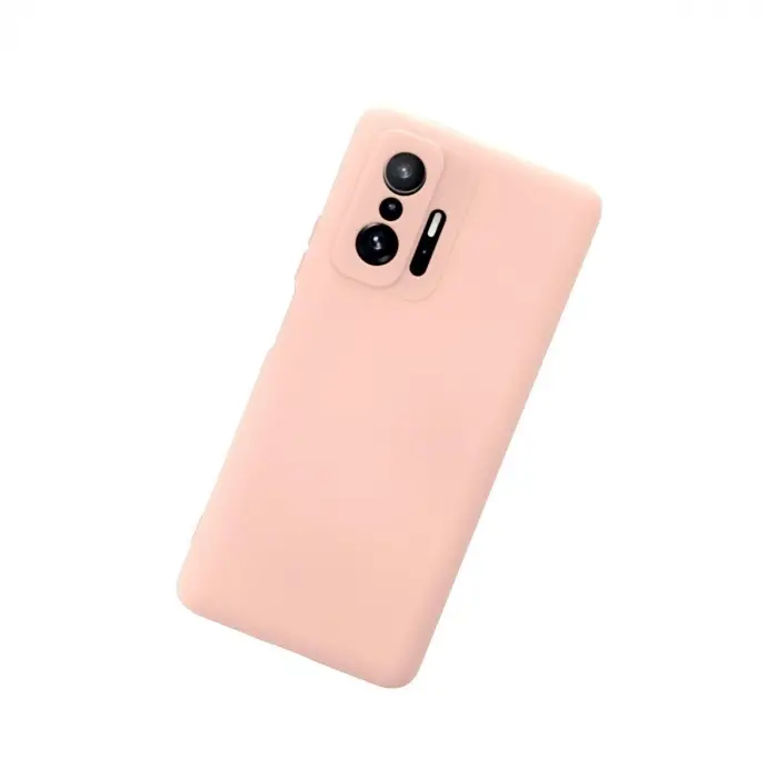 Mi 11t Pro Kılıf Nano İçi Kadife  - Pudra