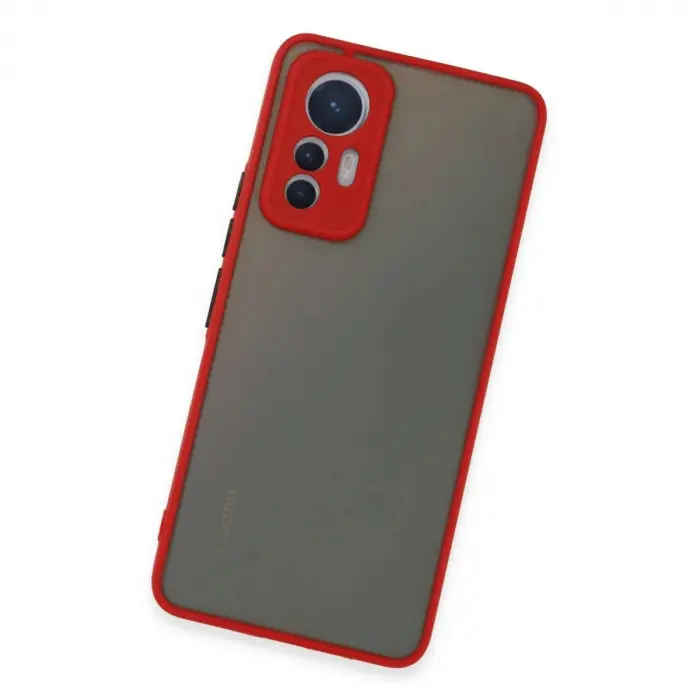 Mi 12 Lite Kılıf Montreal  Kapak - Kırmızı