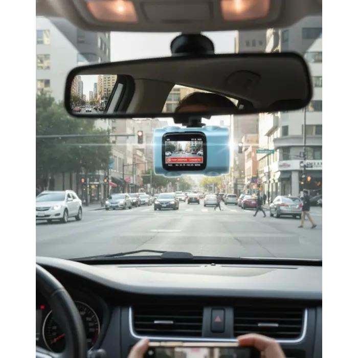 Mini Araç İçi Kamera Sürekli Kayıt Geniş Açılı