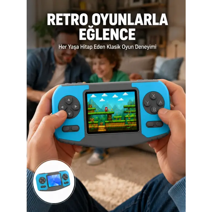 Mini Arcade Oyun Konsolu Hafif Taşınabilir Çocuk Hediyelik