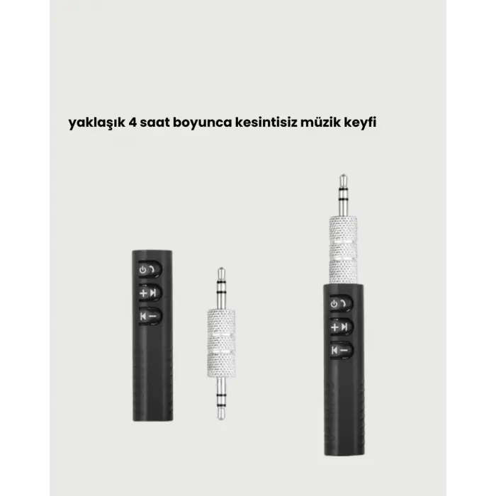Mini Bluetooth Ses Adaptörü – Hoparlör Araç Radyosu ve Kulaklık İçin