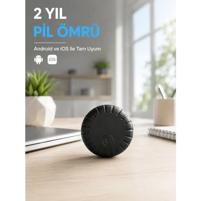 Mini GPS Takip Cihazı Android iOS Destekli Çanta Cüzdan Araç ve Valiz Konum Bulucu