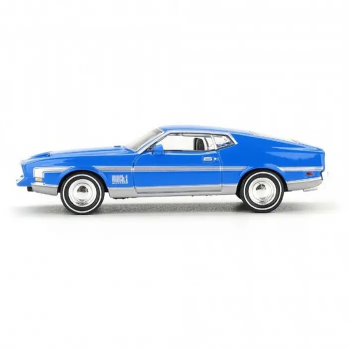 Mini GT 1/64 Ford Mustang Mach 1 Grabber Blue