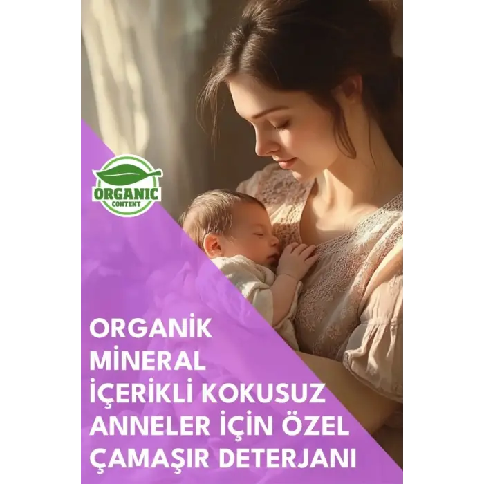 MOM Organik Sıvı Çamaşır Deterjanı 1 Lt 50 Yıkama