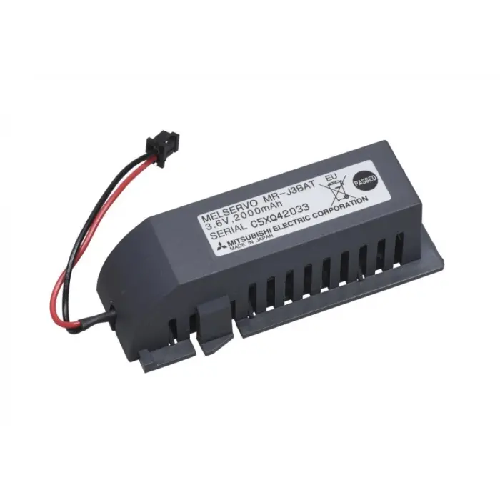 Mitsubishi Mr-j3bat 3.6v Lithium Pil Siyah Soketli Kasalı