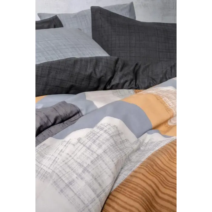 Modern Çift Kişilik Nev Takımı Giorno Gri