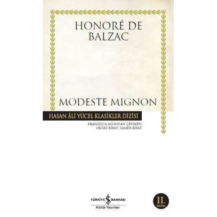 Modeste Mignon - Hasan Ali Yücel Klasikleri