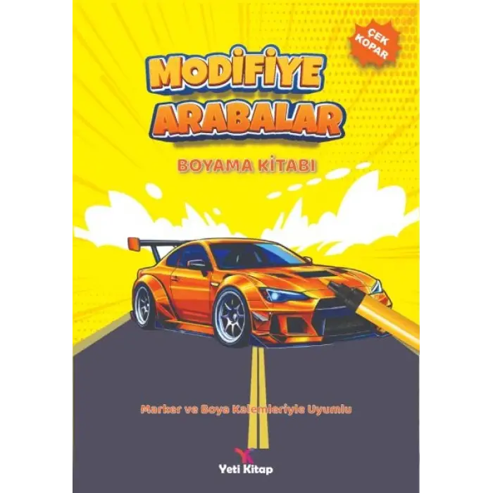 Modifiye Arabalar Boyama Kitabı