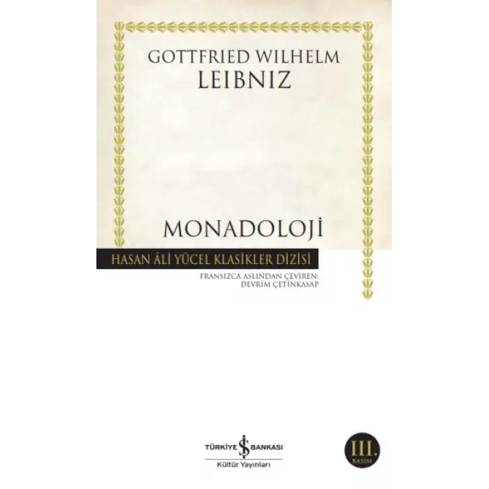 Monadoloji - Hasan Ali Yücel Klasikler