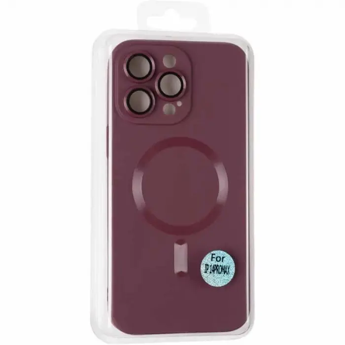 (Mor) iPhone 14 Pro Max – Kılıf Kamera Korumalı Magsafe Wireless Şarj Özellikli