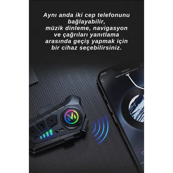 Motosiklet kask kulaklık Bluetooth 5.3 destekli intercom 2 yıl garantili Süresi Kategorisi