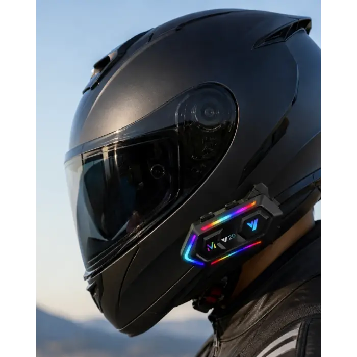Motosiklet Kaskı İçin Bluetooth Intercom Kulaklık Uzun Pil Ömrü