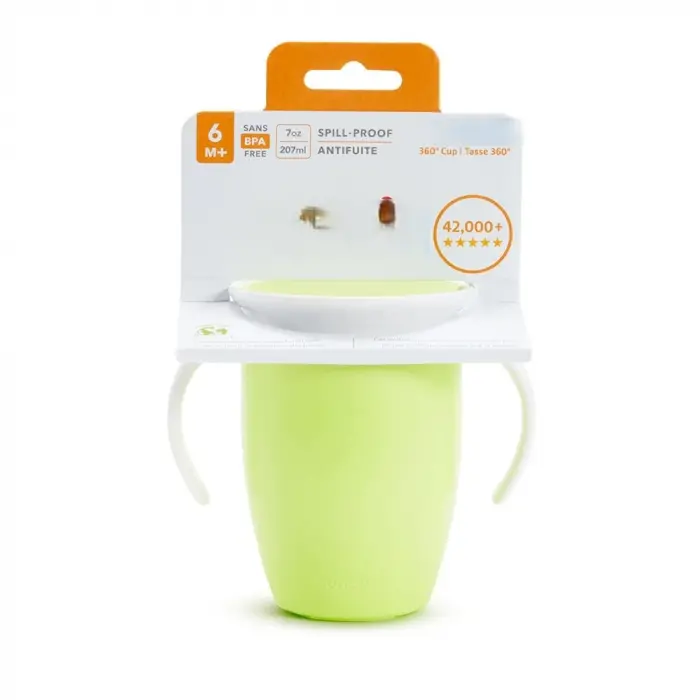 Mucize 360° Alıştırma Bardağı 6 Ay+ 207 ml Yeşil