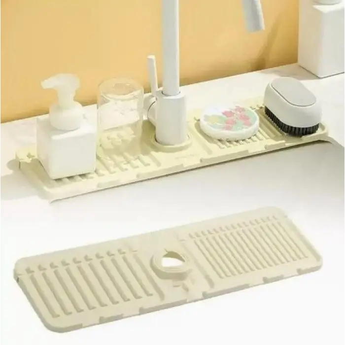 Mutfak Banyo Lavabo Kenarı Silikon Mat Gri