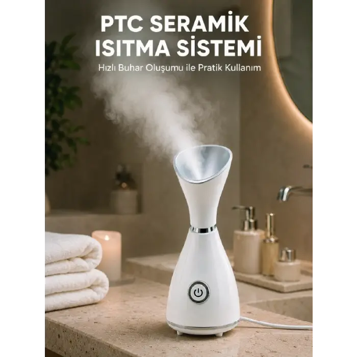 Nano İyonik Cilt Bakım Buhar Makinesi PTC Isıtma Sistemli
