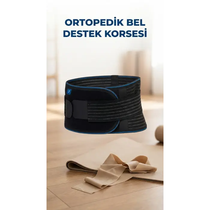 Nefes Alabilir Ayarlanabilir Unisex Ortopedik Bel Destekli Korsesi