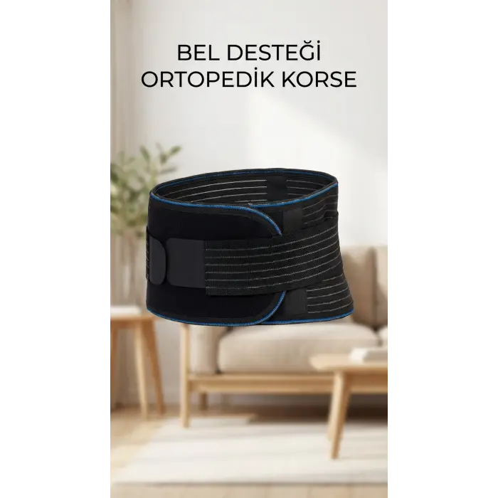 Nefes Alabilir Unisex Ayarlanabilir Ortopedik Bel Destek Korsesi