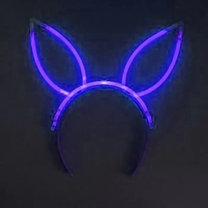 Karanlıkta Yanan Glow Neon Fosforlu Taç - 6 Adet