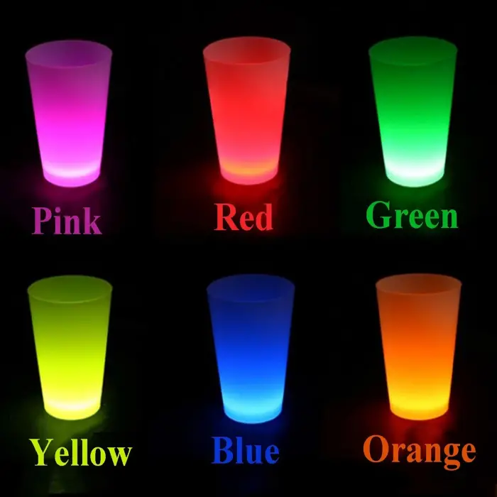 Neon Parti Glow Bardak 1.5 Oz Karışık Renk 1 Adet Tekli Bx40