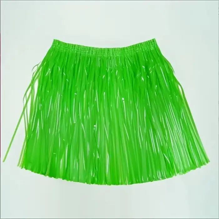 Neon Yeşil Hawaii Parti Eteği 40 Cm Bx40
