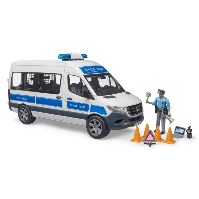 NessiWorld MB Sprinter Polis Otobüsü, Sürücüsü ve Aksesuarları