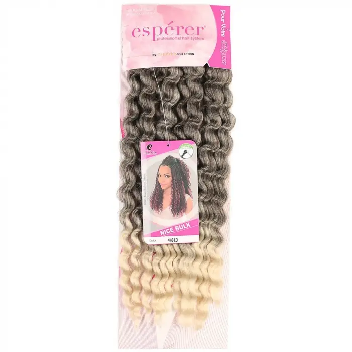 Nice Bulk Afro Su Daası  / Kahve / Platin Ombreli