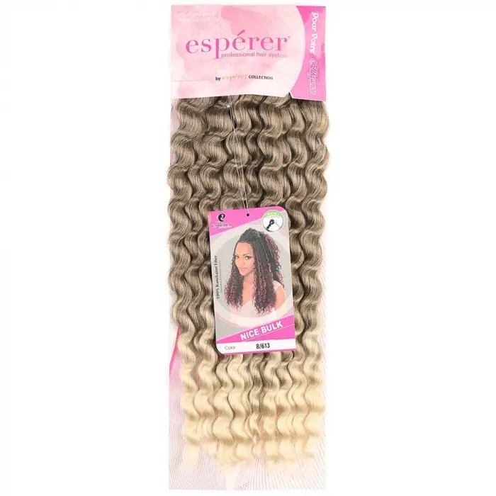 Nice Bulk Afro Su Daası  / Küllü Kahve / Platin Ombreli