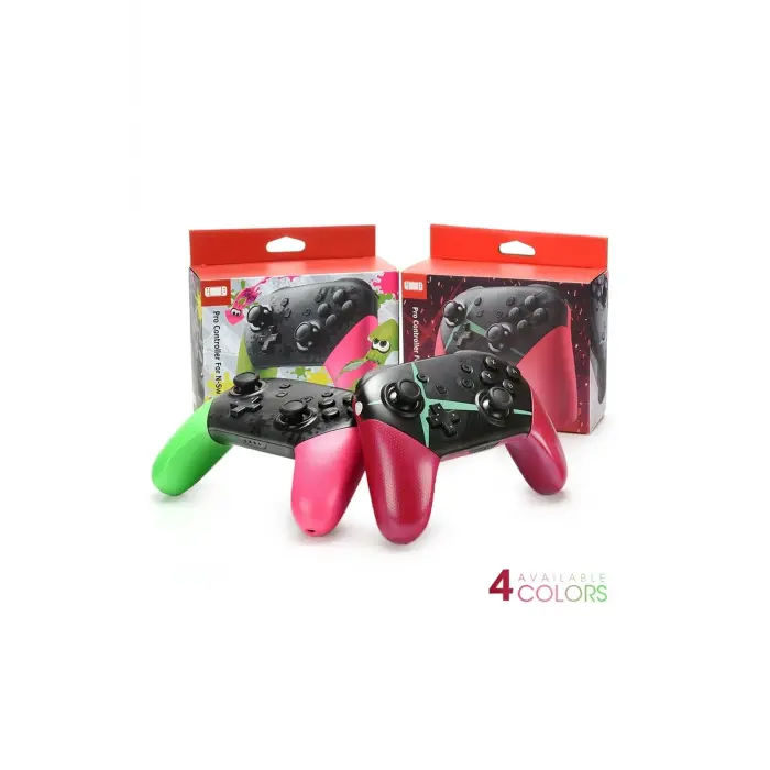 Nintendo Switch uyumlu kırmızı bluetooth joystick kablosuz oyun kolu - Garantisiz Garanti Süresi