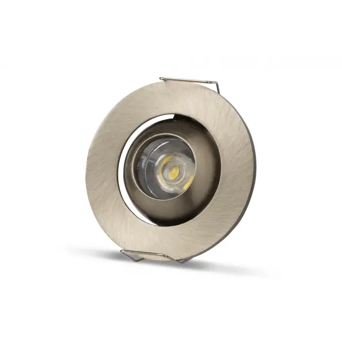 NOAS YL94 0101 Satin Kasa 1W Led Spot 6500K Beyaz Işık