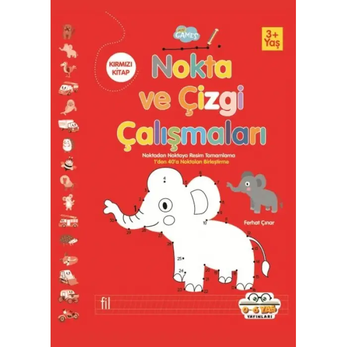 Nokta ve Çizgi Çalışmaları Kırmızı
