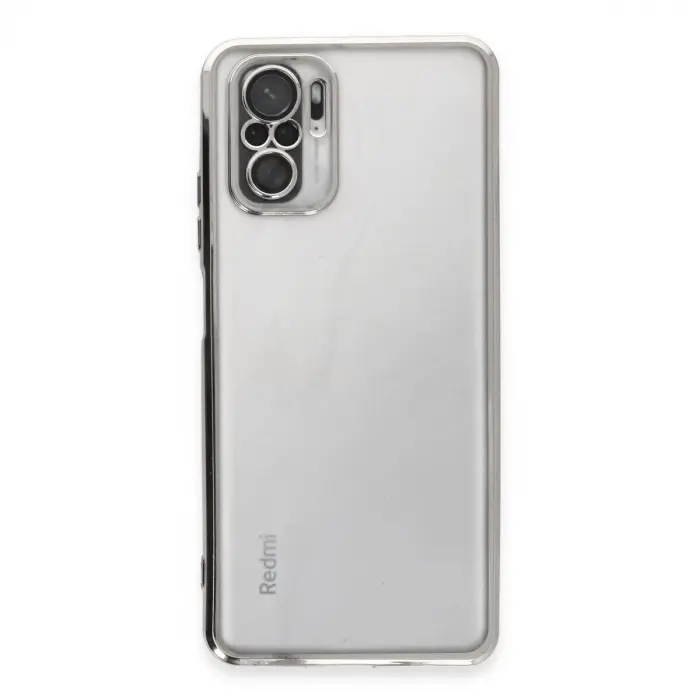 Note 10 Kılıf  Lensli  - Gümüş