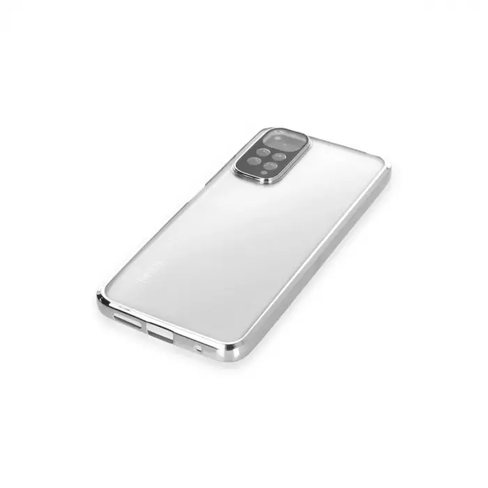 Note 11 Kılıf  Lensli  - Gümüş