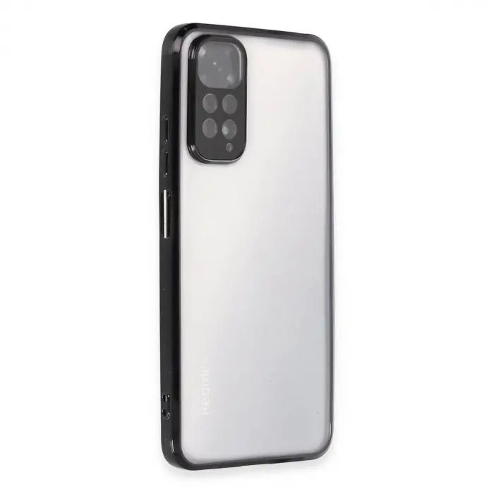 Note 11 Kılıf  Lensli  - Siyah