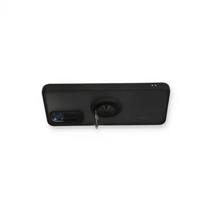 Note 11 Kılıf Montreal Yüzüklü  Kapak - Siyah