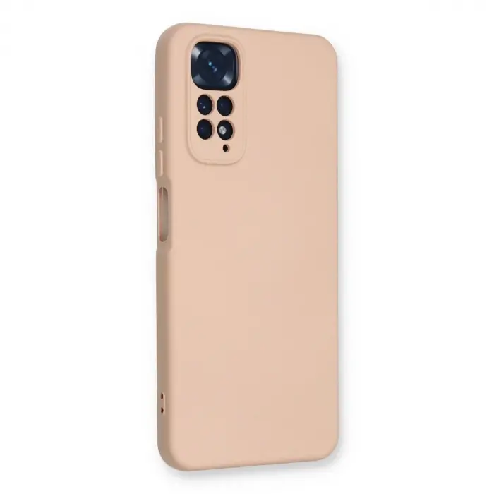 Note 11 Kılıf Nano İçi Kadife  - Pudra