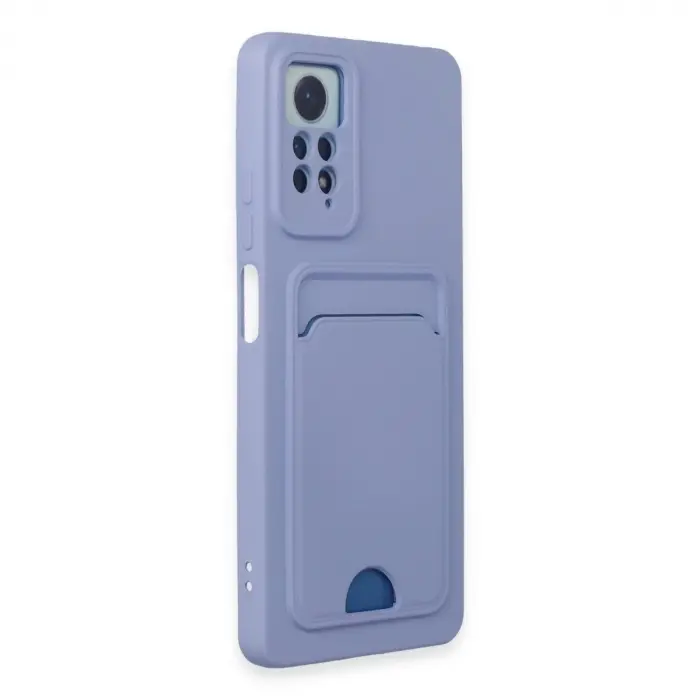 Note 11 Pro Kılıf Kelvin Kartvizitli  - Lila