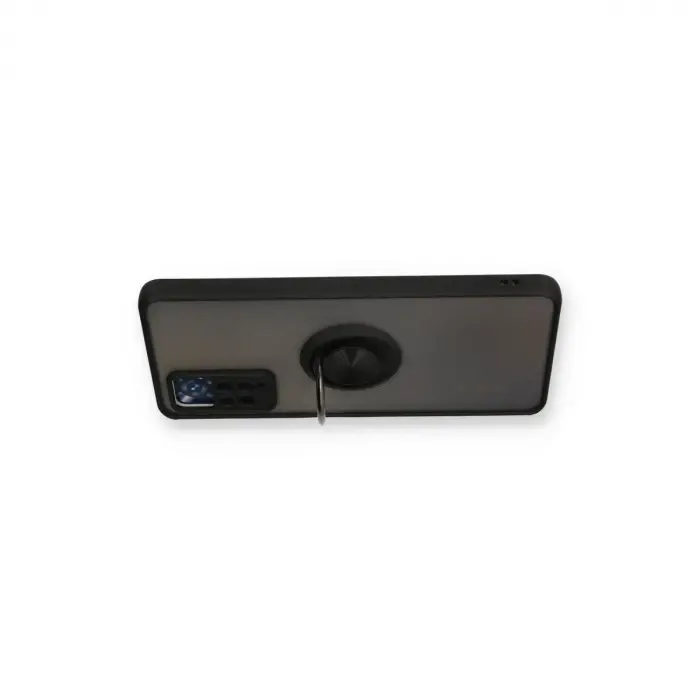 Note 11 Pro Kılıf Montreal Yüzüklü  Kapak - Siyah