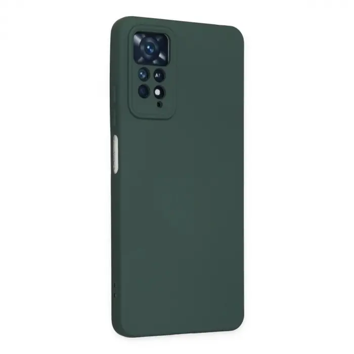 Note 11 Pro Kılıf Nano İçi Kadife  - Koyu Yeşil
